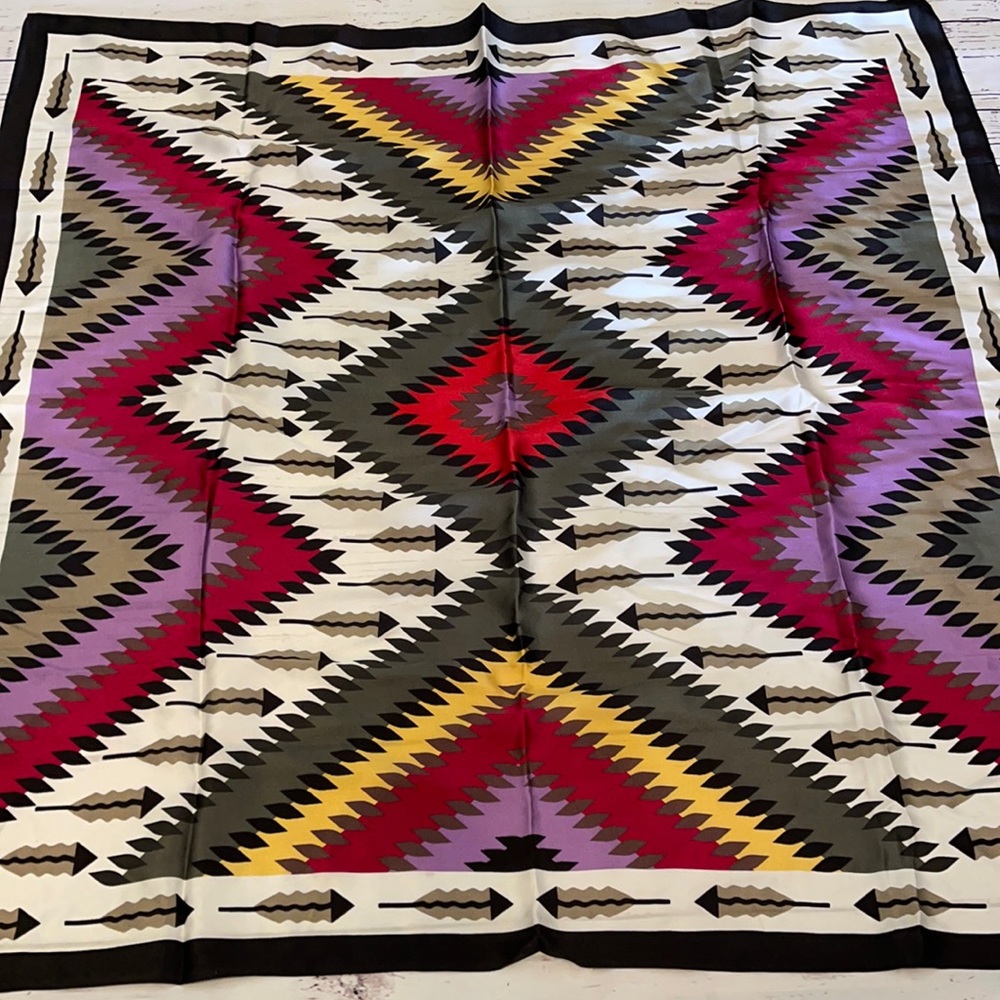 NWT Silk Southwestern Scarf